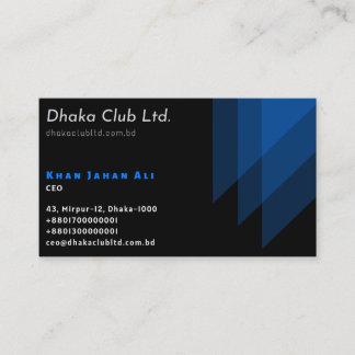 Visitekaartje voor CEO