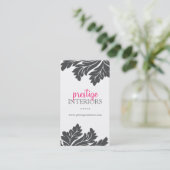 VISITEKAARTJE VOOR CLASSY INTERIOR DESIGNER (Staand voorkant)