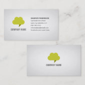 visitekaartje voor cloud computing met bewerkbare (Voorkant / Achterkant)