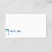 Visitekaartje voor computerreparatietechnicus (Achterkant)