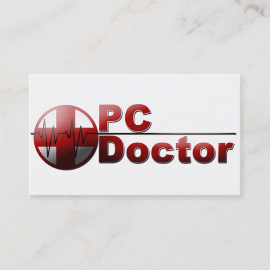 Visitekaartje voor computerreparatietechnicus (Voorkant)