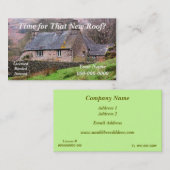 Visitekaartje voor dakpannen (Voorkant / Achterkant)
