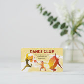 visitekaartje voor dansers (Staand voorkant)