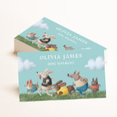 Visitekaartje voor de behandeling van honden die l