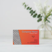 Visitekaartje voor de bouw (Staand voorkant)