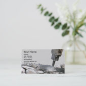 Visitekaartje voor de bouw (Staand voorkant)