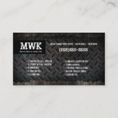 Visitekaartje voor de bouw Handyman (Achterkant)