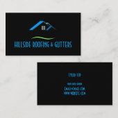 Visitekaartje voor de bouw van Windows voor dakgot (Voorkant / Achterkant)