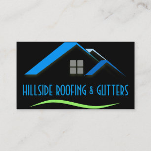 Visitekaartje voor de bouw van Windows voor dakgot