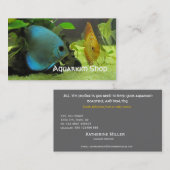 Visitekaartje voor de exotische viswinkel (Voorkant / Achterkant)