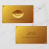 Visitekaartje voor de financiële administratie en  (Voorkant / Achterkant)