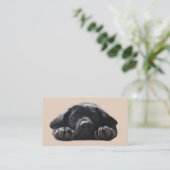 Visitekaartje voor de fokker van labrador Retrieve (Staand voorkant)