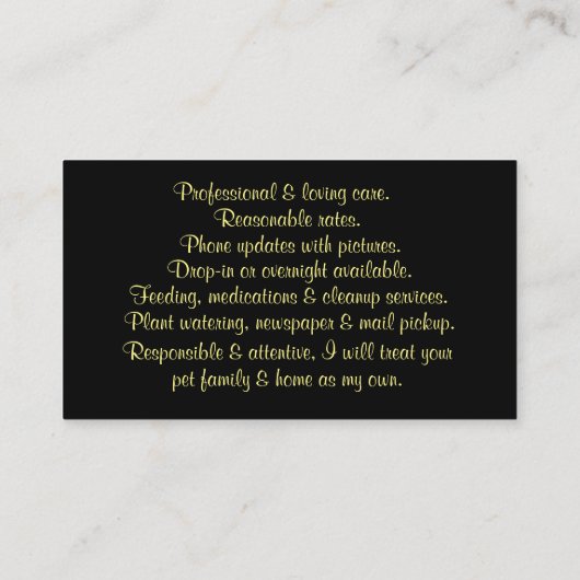 Visitekaartje voor de vergaderperiode van het Huis (Achterkant)