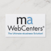 Visitekaartje voor de verkoop van Mawebcenter Dist (Voorkant)