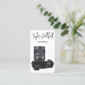 Visitekaartje voor digitale camera fotografie (Staand voorkant)