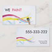 visitekaartje voor drukkerij (Voorkant / Achterkant)