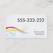 visitekaartje voor drukkerij (Achterkant)