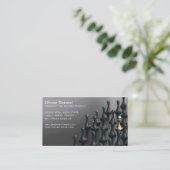 visitekaartje voor een wervingsbureau; (Staand voorkant)