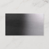 visitekaartje voor een wervingsbureau; (Achterkant)