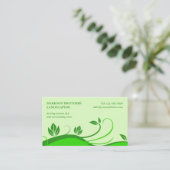 Visitekaartje voor eigen verzorging (Staand voorkant)