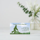 Visitekaartje voor eigen verzorging (Staand voorkant)