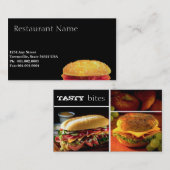 Visitekaartje voor fastfood (Voorkant / Achterkant)