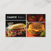 Visitekaartje voor fastfood (Achterkant)