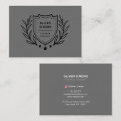 Visitekaartje voor fitnesstrainer (Voorkant / Achterkant)