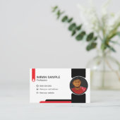 visitekaartje voor fotobewerking (Staand voorkant)