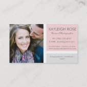 Visitekaartje voor fotografie (Achterkant)