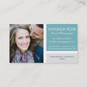 Visitekaartje voor fotografie (Achterkant)