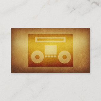 Visitekaartje voor gearchiveerde deejay-tape