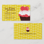 Visitekaartje voor gebak (Voorkant / Achterkant)