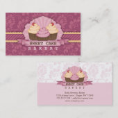 Visitekaartje voor gebak (Voorkant / Achterkant)