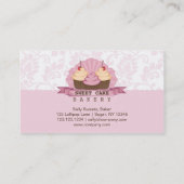 Visitekaartje voor gebak (Achterkant)