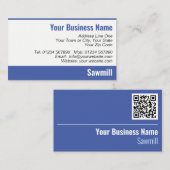 Visitekaartje voor gezwemel QR-code (Voorkant / Achterkant)