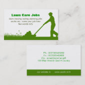 visitekaartje voor grasgrassen (Voorkant / Achterkant)