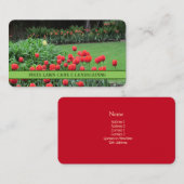 Visitekaartje voor grassen en landschapsarchitectu (Voorkant / Achterkant)