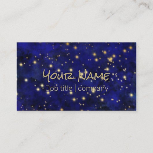 Visitekaartje voor hemellicht (Voorkant)