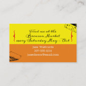 Visitekaartje voor het cateren van kwarts met hand (Achterkant)