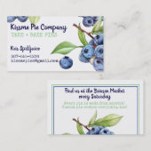 visitekaartje voor het conserven van blauwe bessen (Voorkant / Achterkant)