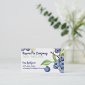 visitekaartje voor het conserven van blauwe bessen (Staand voorkant)