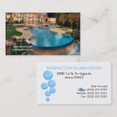 Visitekaartje voor het reinigen van professionele  (Voorkant / Achterkant)