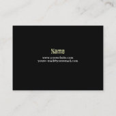 Visitekaartje voor het schilderen (Achterkant)