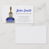 Visitekaartje voor het schilderen en decorteren (Voorkant / Achterkant)