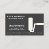 Visitekaartje voor het schilderen van het blauwe k (Voorkant)