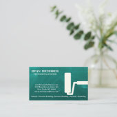 Visitekaartje voor het schilderen van het zwarte-k (Staand voorkant)