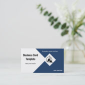 Visitekaartje voor het schoonmaken van het huis (Staand voorkant)