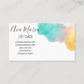 Visitekaartje voor het splash-waterverf van de hel (Achterkant)