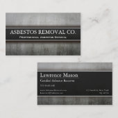 Visitekaartje voor het verwijderen van professione (Voorkant / Achterkant)